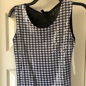 NWT Lapis Sequined Tank